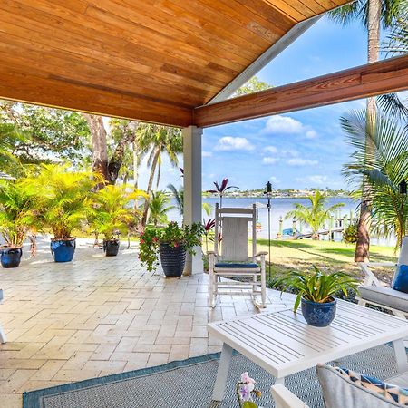 Waterfront Stuart Oasis With Hot Tub And Dock! Vila Exterior foto